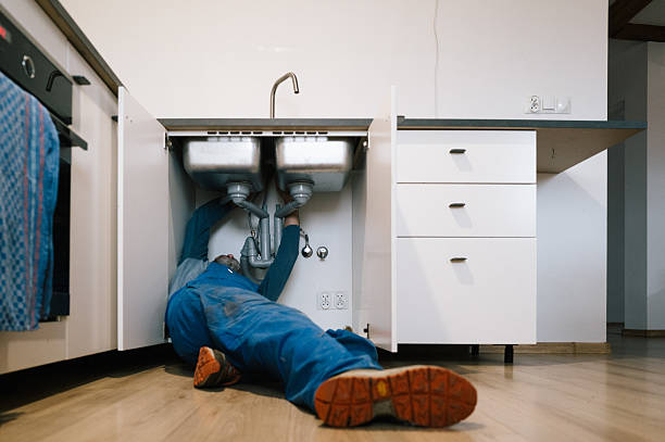 Professional Drain Cleaning technician working in Lake Mills, IA